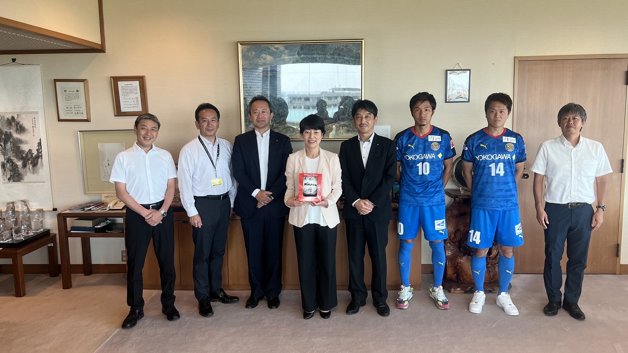 武蔵野市長　表敬訪問