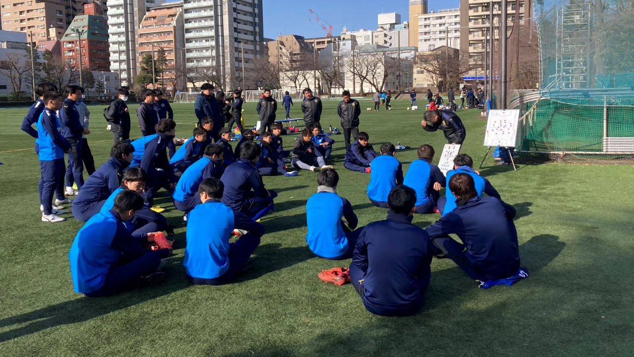 初トレーニングマッチ実施