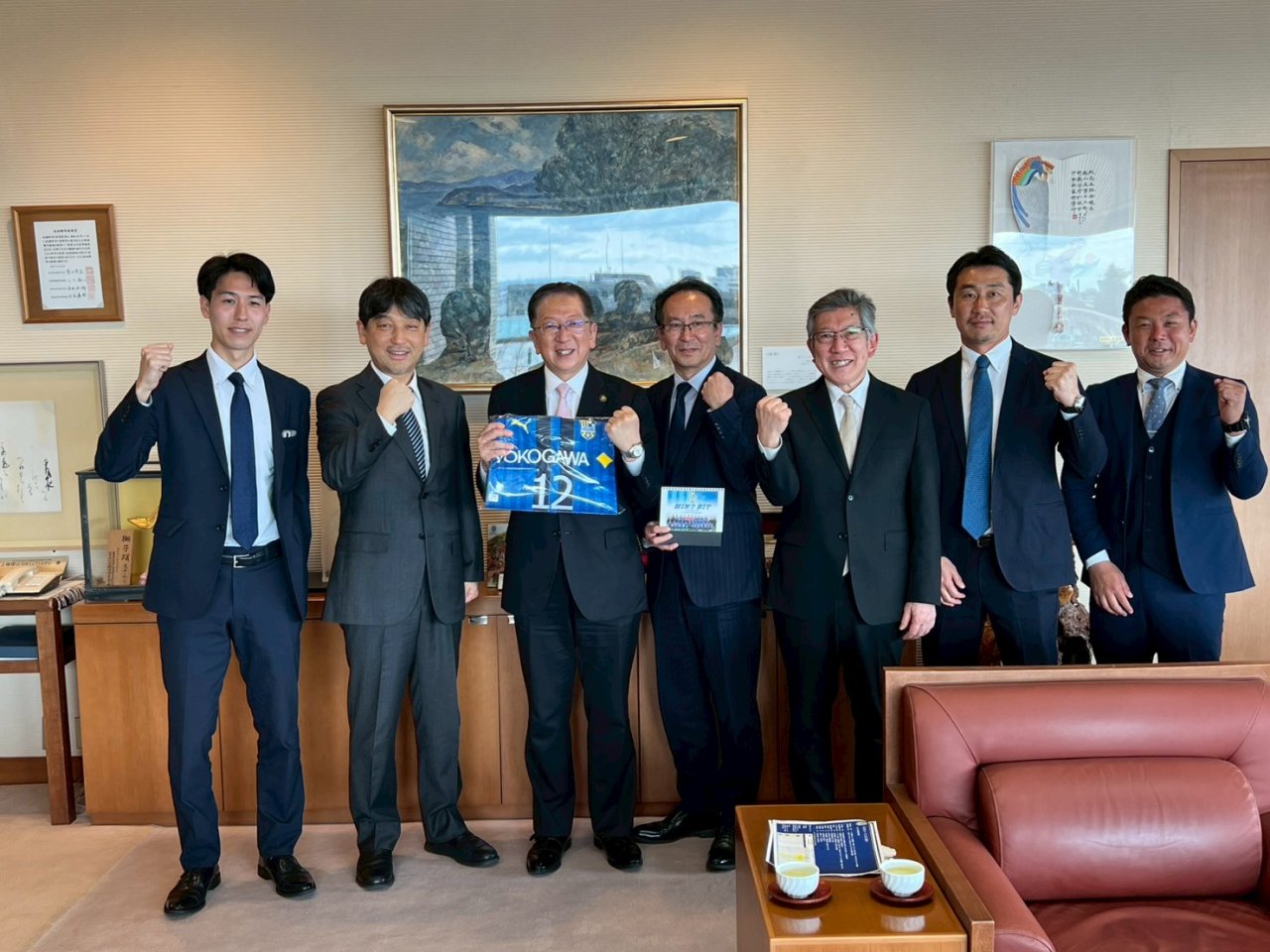 武蔵野市　市長　副市長　教育長　表敬訪問